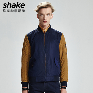 SHAKE Huafei loại mùa thu và mùa đông new bông coat đồng phục bóng chày cổ áo jacket áo khoác bông dày ấm bông áo khoác