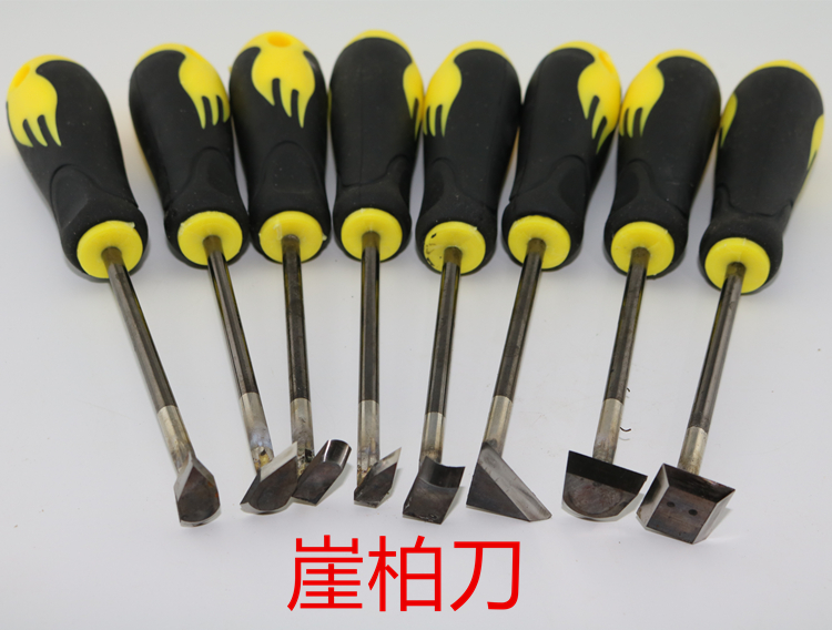 Wood carving root carving cliff cypress peeling knife Woodworking peeling planer Hook knife Root carving peeling tool Cemented carbide carving knife