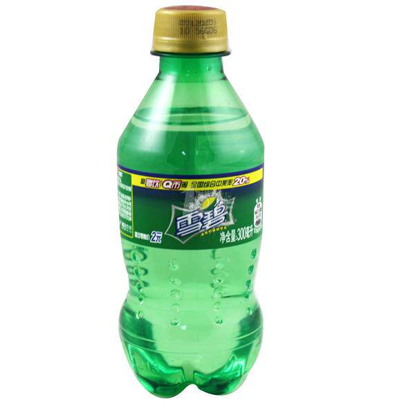 饮料 雪碧300ml塑料瓶装雪碧清爽透心凉柠檬味汽水碳酸饮料 1号店