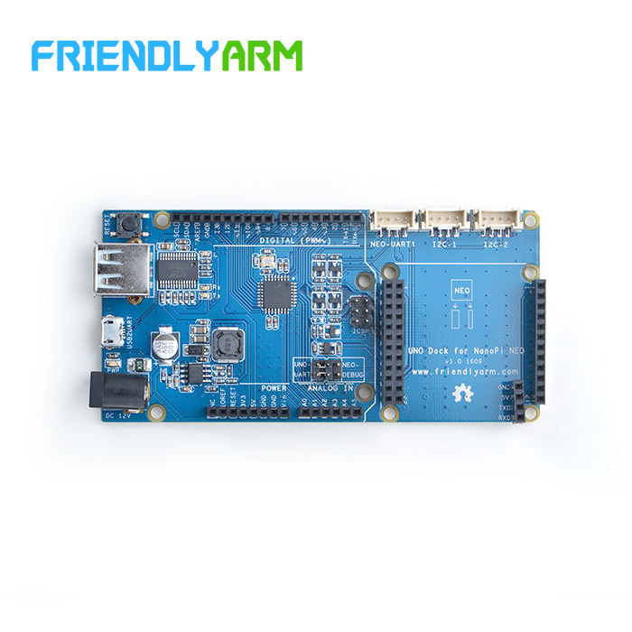 Friendly UNO Dock applies NanoPi NEO ADNO UNO