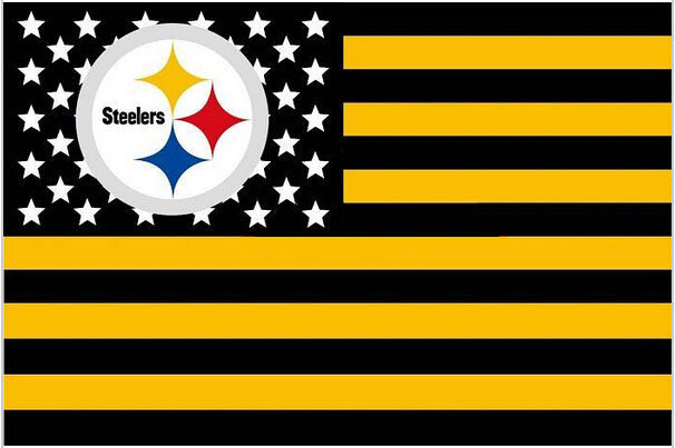 Pittsburgh Steelers Pittsburgh Steelers Star of the United States Flag version of the flag