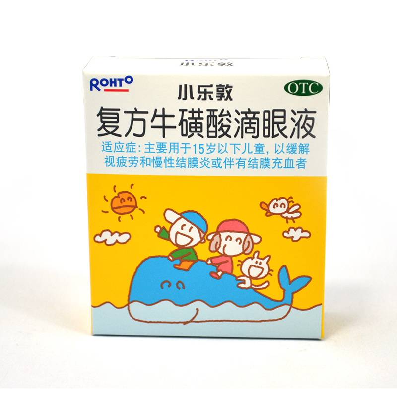 小乐敦 复方牛磺酸滴眼液 13ml*1瓶缓解视疲劳 慢性结膜炎YP