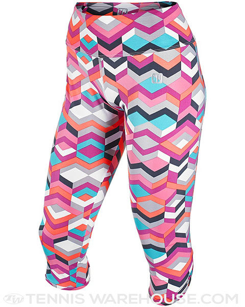 Beauty Edition Spot EleVen outdoor sports pants Print Tennis Capril Women's spring autumn tennis seventy pants