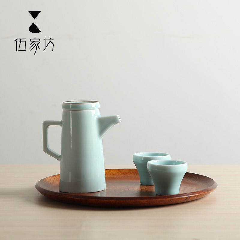 The Wu family fang ying, on ceramic teapot filtering celadon home region of kung fu tea tea tea kettle