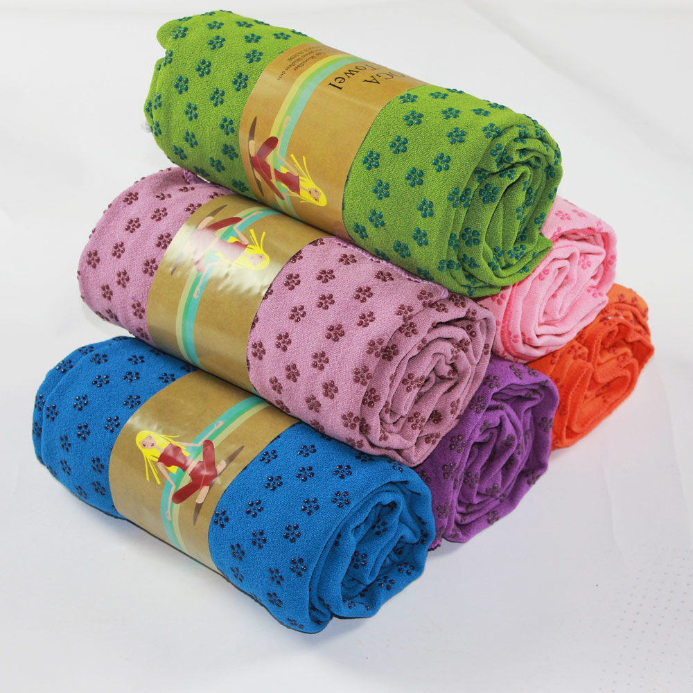 Special promotion non-slip yoga towel thickened yoga towel yoga blanket yoga towel free net bag special price