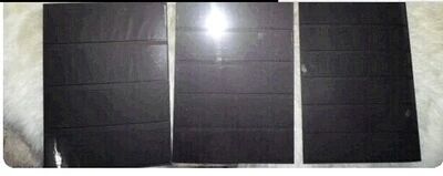 Black card loose-leaf paper jam thickened 300g sets mailbook inner page bifacial black bottom 2 rows black card paper