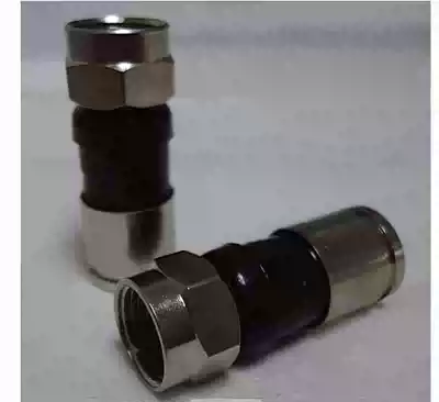 75-5 Extrusion F head Male imperial 4 shielded cable digital TV connector Cable connector 75-5F head