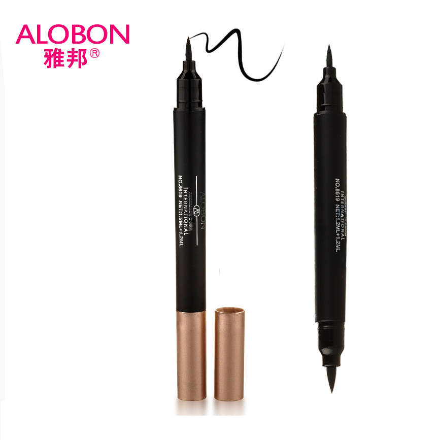 ALOBON/雅邦眸力双头眼线液笔细1.2mlx2持久防水不晕染正品眼妆
