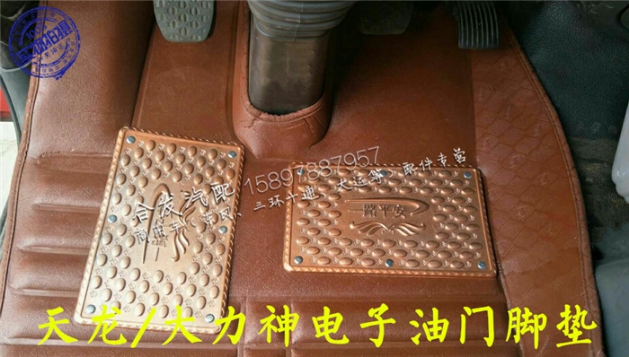 Dongfeng Tianlong Vigorous Spirits Cab Floor Foot Mat Anti Slip Anti-Fall Floor Mat Large Truck Decoration Retrofit Supplies