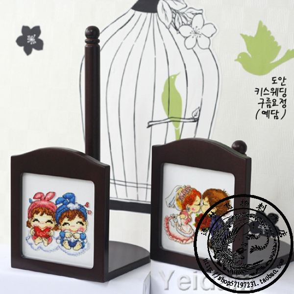 (Reserved) Korean Yedan Original Cross-stitch Blank Framing Table with Photo Frame Roll Paper Toilet Paper Tissue Frame