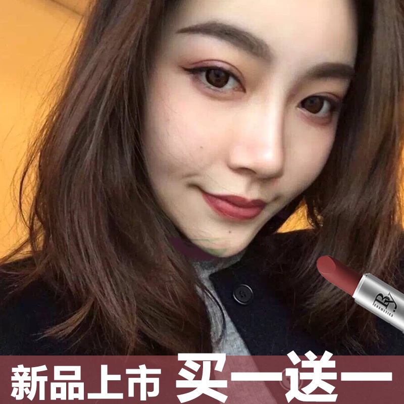 雅歌豆沙色口红韩国不脱色哑光持久保湿滋润正品防水姨妈色不掉色