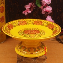 Fotang supplies ceramics for fruit plates eight auspicious high feet for fruit plates lotus fruit plates