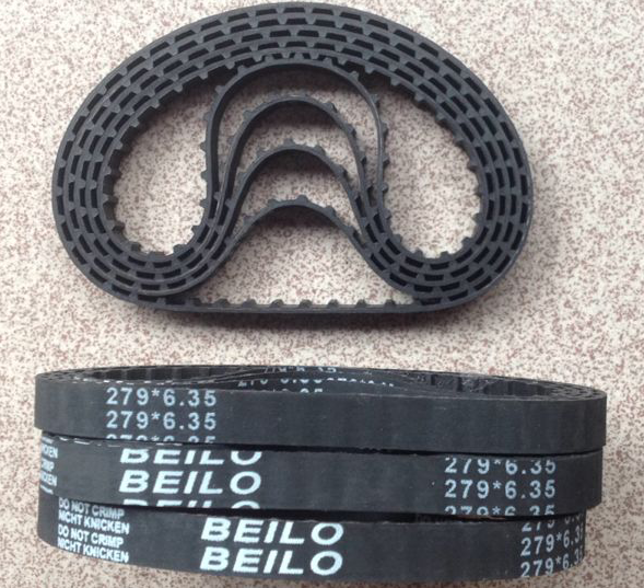 All kinds of printing machinery dedicated black rubber synchronous belt 279x6 35x9 525 standard parts