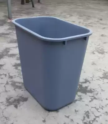 24L flame retardant plastic trash can medium size without lid, fruit box, office waste paper tube, home kitchen trash can