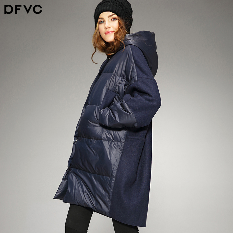 Купить Женский пуховик dfvc2017 осень-зима одежда новый женщин в Европе ...