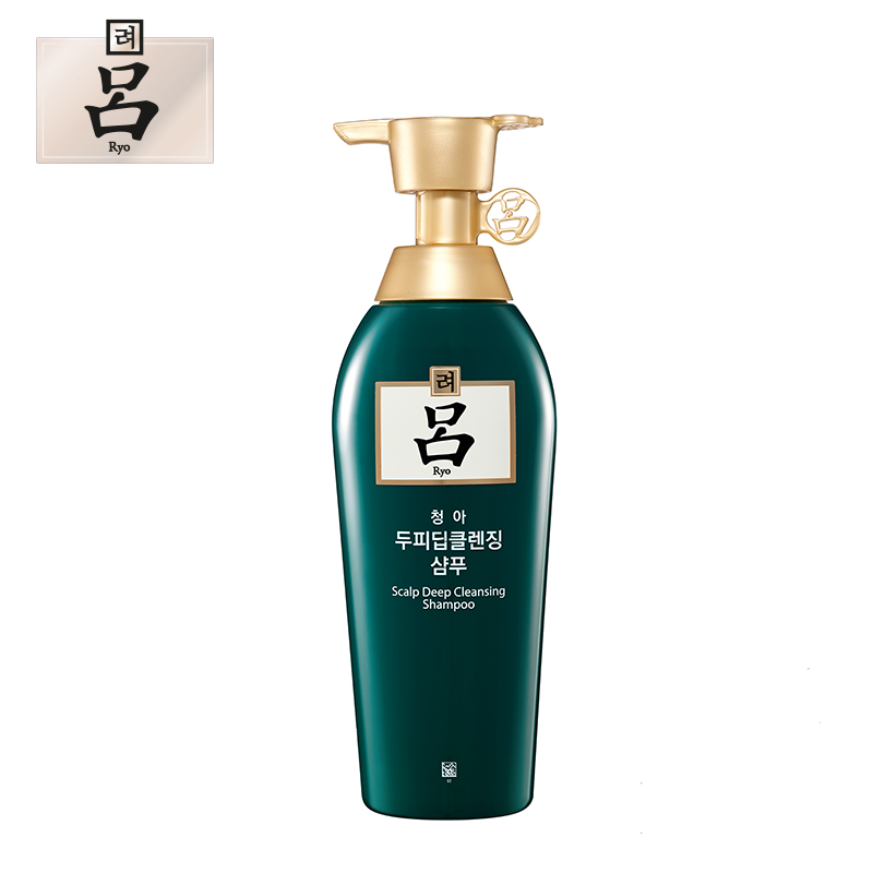 韩国爱茉莉 绿吕 舒盈清润清爽控油洗发水400g 深层洁净 平衡油脂