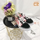 Vans os màu đỏ xanh đen và trắng kẻ caro Authentic giày nam cổ điển đôi giày vải VN0A38G1P0S jordan panda cổ thấp Plimsolls