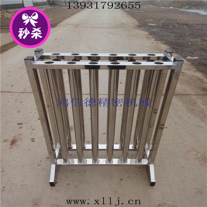 F wrench rack stainless steel wrench rack double row hole reinforced stainless steel F wrench placement rack factory direct sales