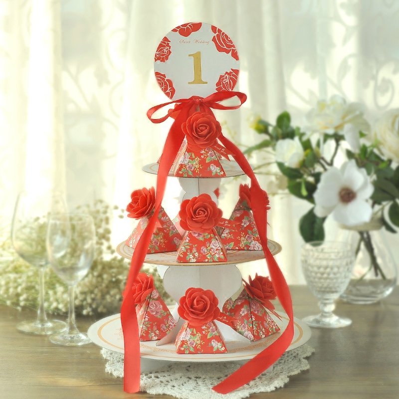 Tower wedding package wedding candy boxes creative wedding candy bags wedding supplies wedding candy boxes Continental candy boxes