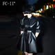 Mùa xuân và mùa thu mới pu dài da dress dress của phụ nữ slim leather jacket eo da váy ladies coat ao da nu Quần áo da