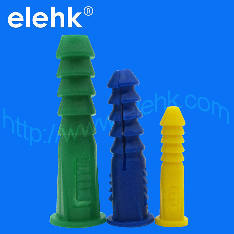 Plastic expansion pipe beauty gauge type plastic swell plug sleeve sunk expansion tube expansion screw swelling and swelling