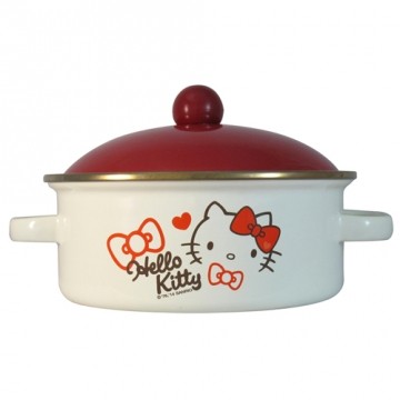 Hello Kitty珐琅双耳锅KT-1720