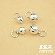 S925 Sterling Silver Bell DIY Đính cườm Mặt hàng Vòng tay Mặt dây treo Nữ hàng loạt Nhà máy Gửi $ B - Vòng chân