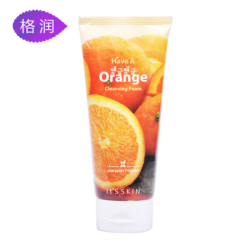 格润海外 韩国Its skin伊思柑橘洁面乳/洗面奶 舒适不紧绷