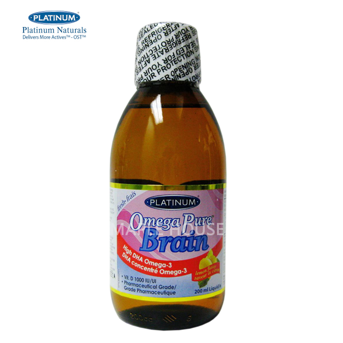 天猫国际直邮加拿大原装白金儿童鱼油PlatinumDHA助脑眼发育200ml