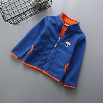 Children Shake Grain Suede Jacket Spring Autumn Season New Child Clothing Boy Girl Cardiovert Blouse Clothes Autumn Clothing Baby Casual Wee Clothing