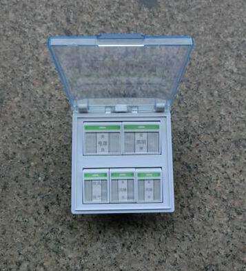 Integrated ceiling Yuba switch luminous five 5 open waterproof (switch) five-in-one Yuba switch