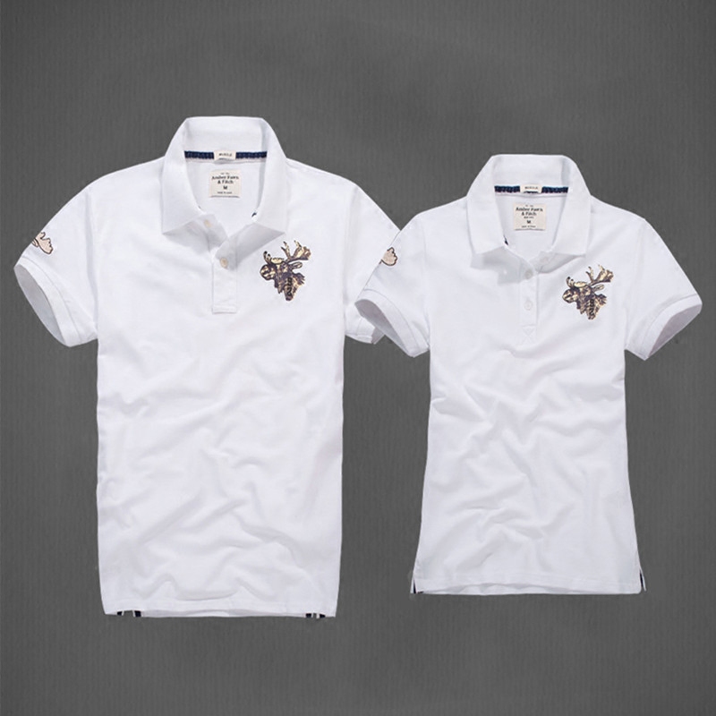 2020 Summer Couple Stuyvesal Lập ngắn tay áo thun nam và nữ lớn mã thao Half-Sleeve Polo Shirt