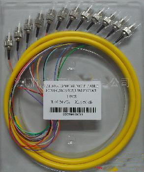 12 - core single - module tail fiber 2 - m FC fiber - tail telecom level