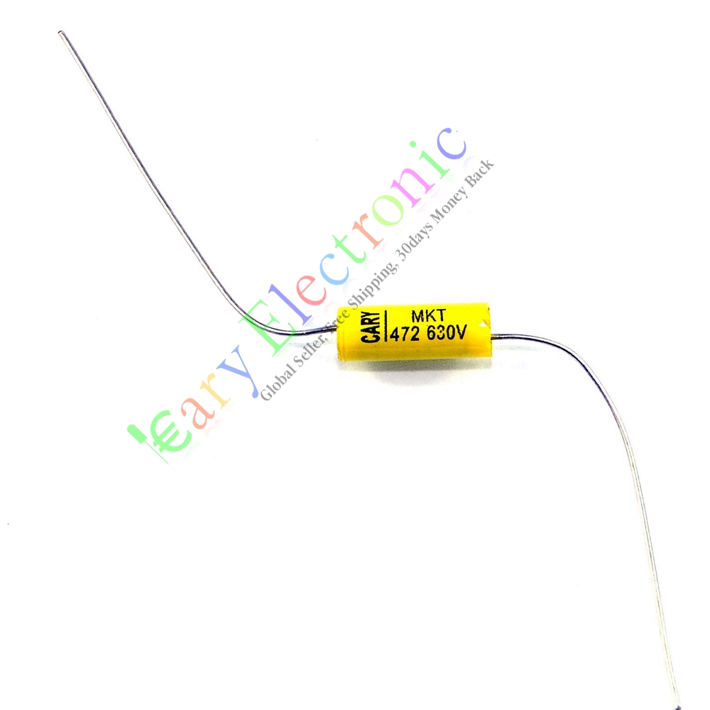 630V yellow through-heart axial bile machine coupling film capacitor fever infinity copper foot power amplifier audio 0 0047uf