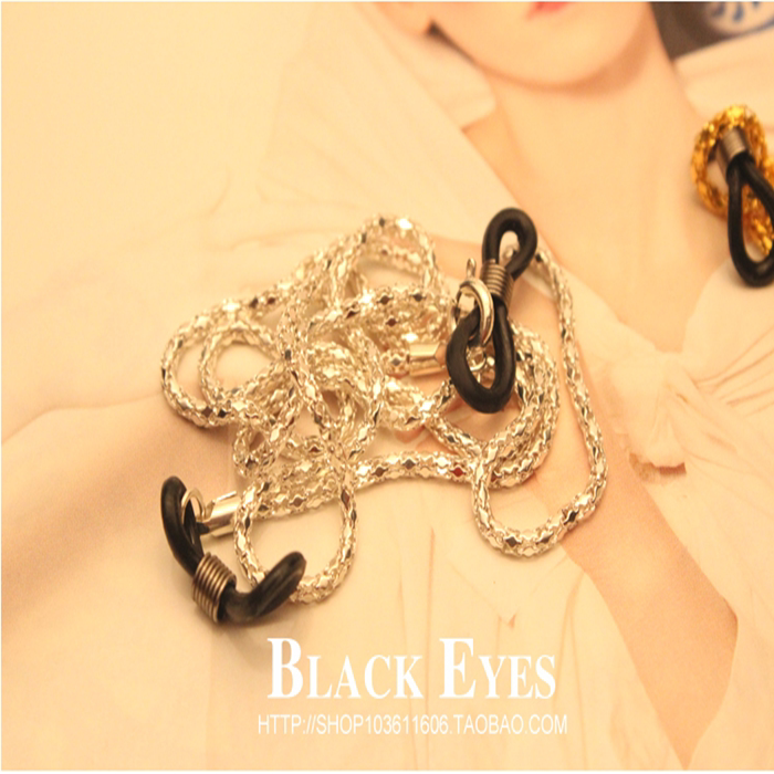 GLASSES CHAIN HANGING ROPE TITANIUM METAL FASHION HANGING NECK CHAIN EYE ACCESSORIES NON-SLIP WITH RETRO ROLETTA CHAIN SUBROPE