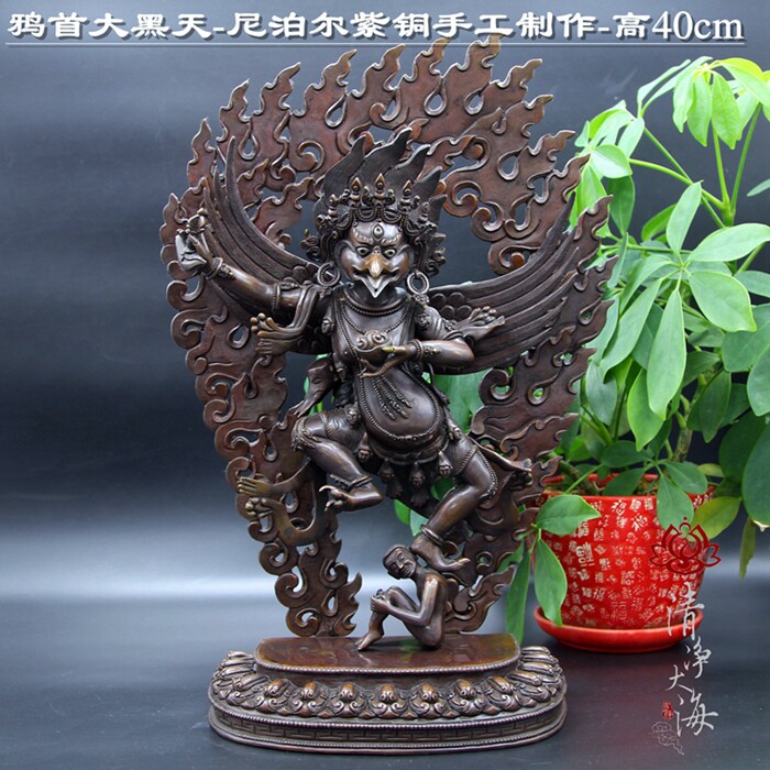 Crow's first big black sky King Kong lady bird's first Buddha Mother Air Row Mother Nepal red copper Miosung Buddha 40
