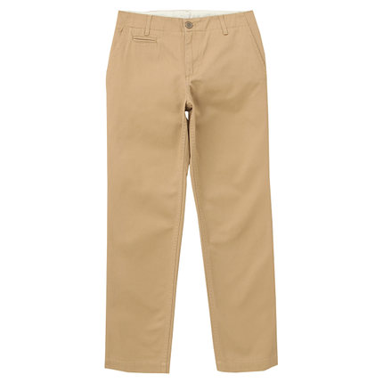 无印良品MUJI 女式 棉丝光斜纹裤