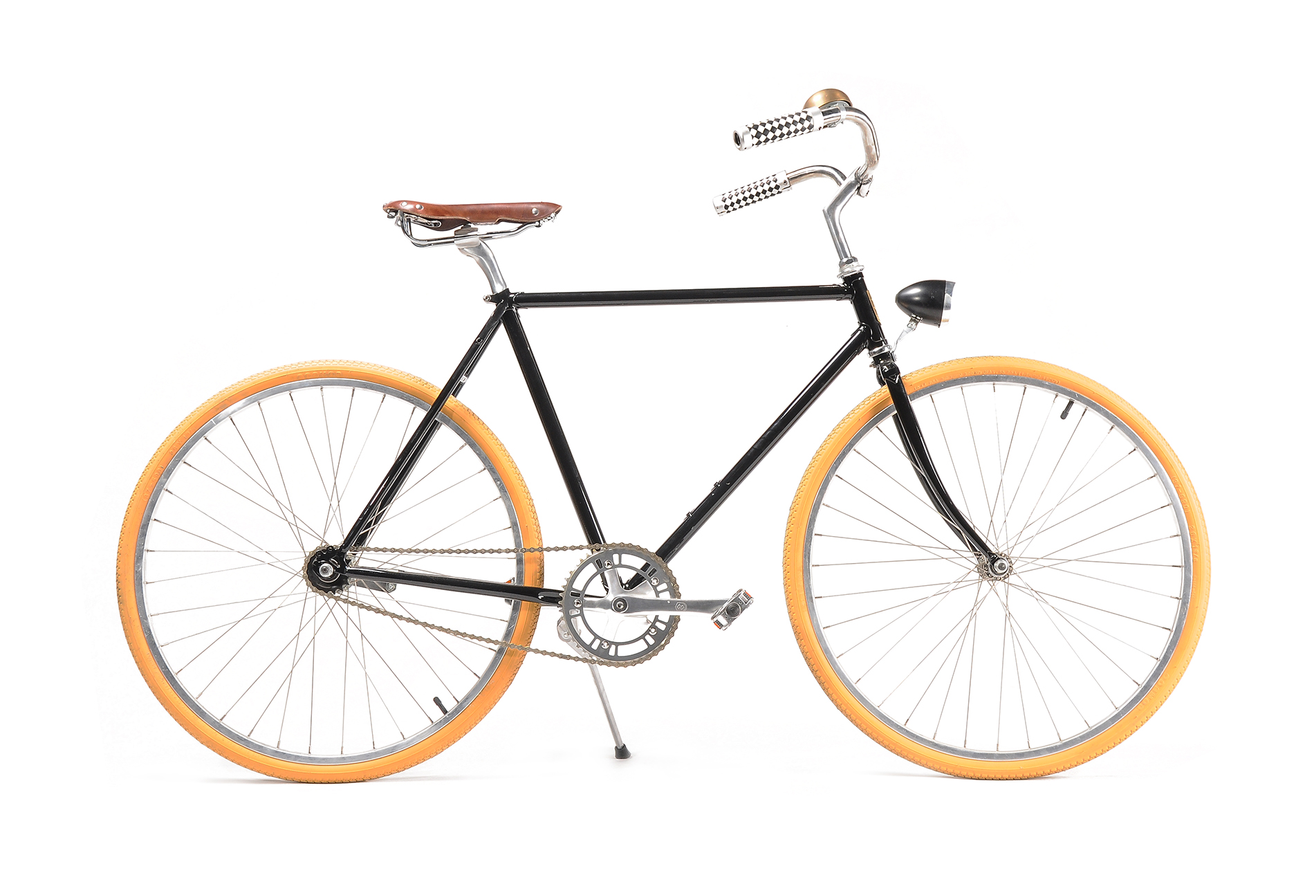 SAVORELLO RA1005 NEW BRIGHT BLACK INVERTED BRAKE INNER TWO-SPEED RETRO BIKE