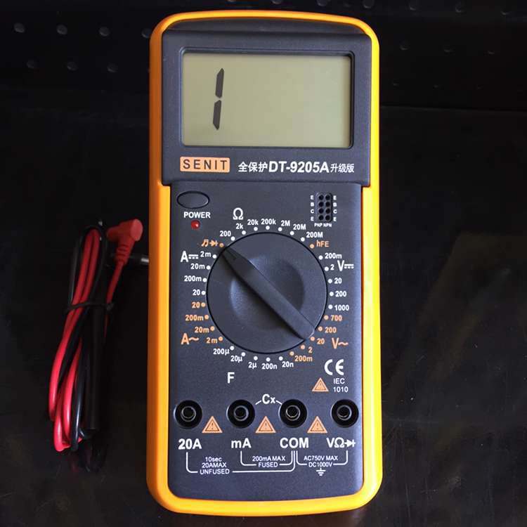 Full meter high precision electrician repair pocket universal meter capacitive table with high precision in Shenglide T9205A