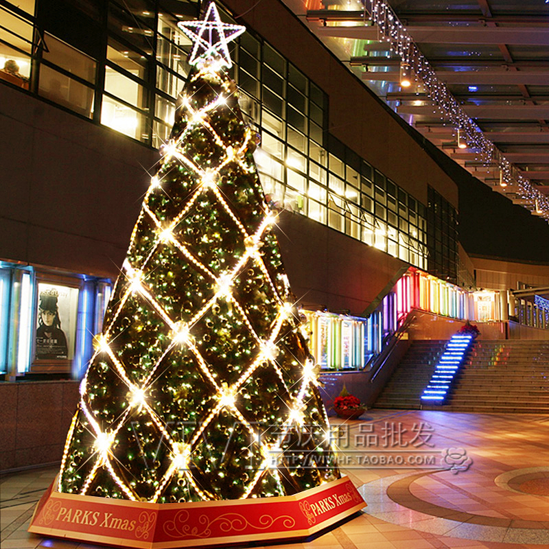 Christmas supplies Decorative Large Christmas Trees Fine Clothing 6 m Frames Christmas Tree Package Crypto Christmas Decorations