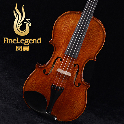 Fengling high-end playing violin FLV4111 pure handmade Kejiao glue natural tiger pattern musical instrument 4 4