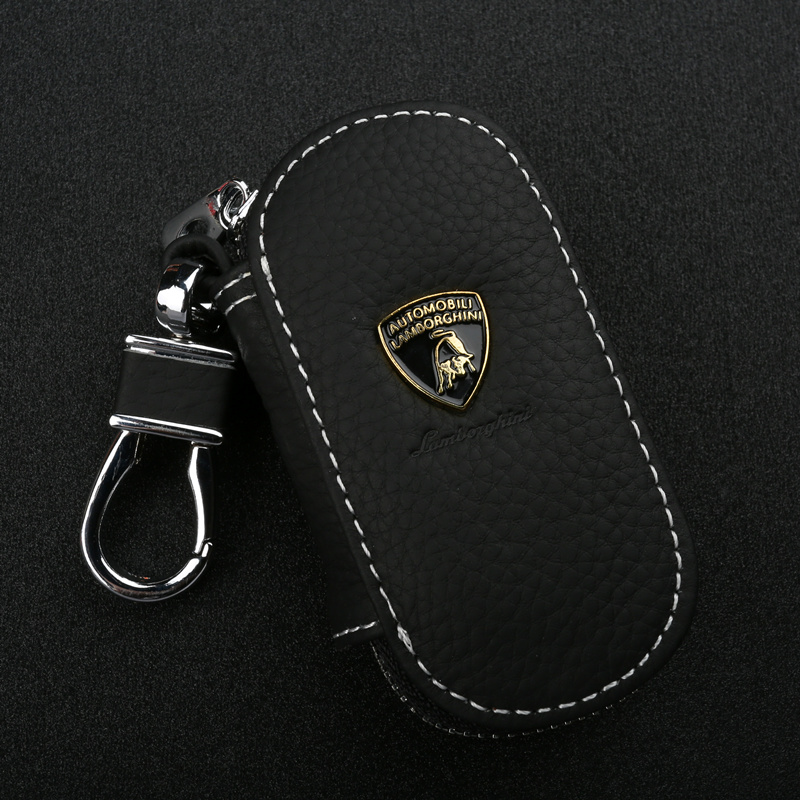 兰博基尼Aventador Huracan Huracan 汽车真皮钥匙包真皮套 牛皮
