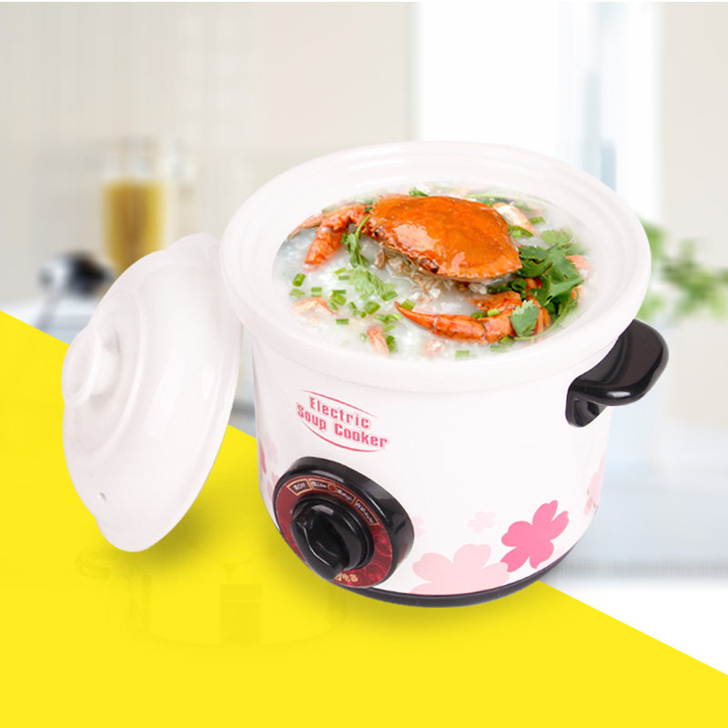 Fy FY235 35 A square round white porcelain rare porcelain electric saucepan ceramic bb saucepan slow electric saucepan 1 5-6 0L