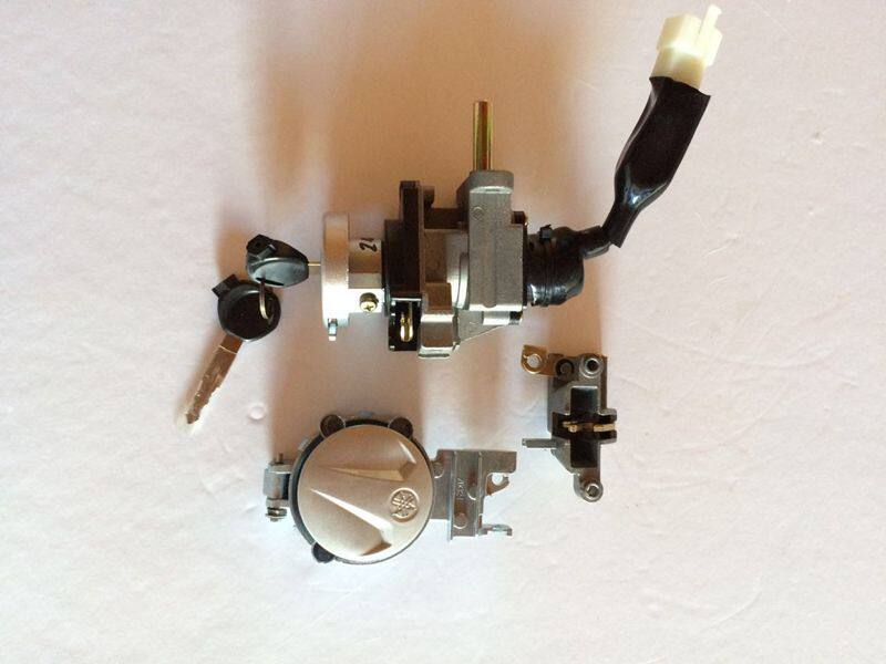 The new Linhai Aurora Fighting Flying Eagle Sanyang Fighting Three Generations Four Generations Set Lock Electric Door Lock Fuel Tank Cap Key Lock