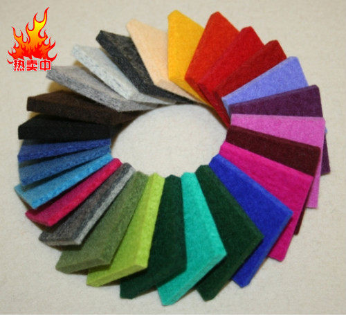 Color back glue felt wall felt cloth car soundproof felt self-adhesive suede cloth 1 m X1 meters X1-5mm