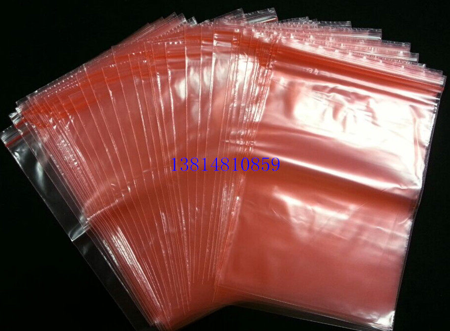 No. 8 red antistatic self-proclaimed 17 * 25 * 4 silk