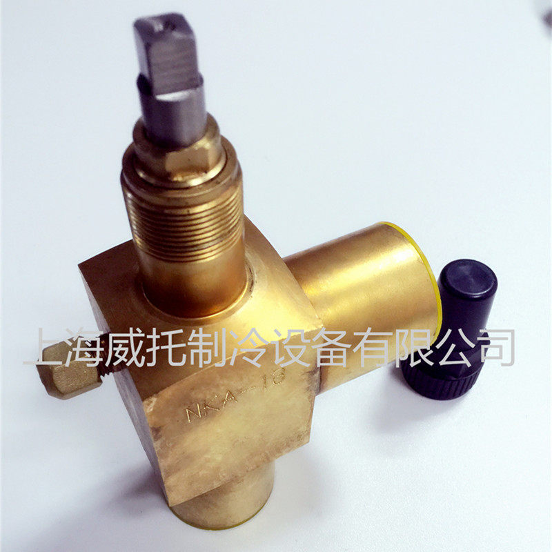 上海威托WATO黄铜角阀NKA-13 截止阀 1-5/8焊口关断阀 制冷配件