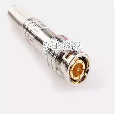 Surveillance camera equipment gold-plated copper core connector BNC connector solder-free screw Q9 connector transmission line connector