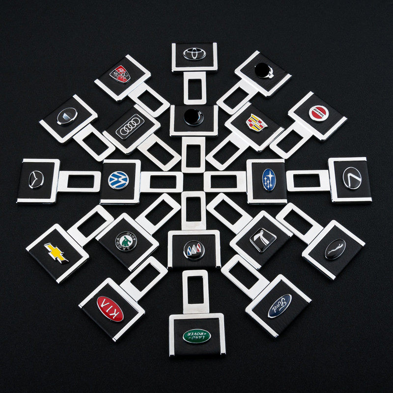 汽车保险带插扣卡扣别克福特 雪佛兰斯柯达车载安全卡夹插口插销