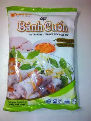 Banh Cuon Caiji Roll Powder 400g Vietnamese small roll powder Rice flour Roll powder Pull sausage powder Special powder